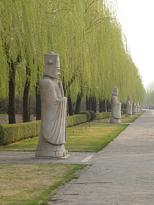 Çin, heykel, mezar, Antik, Asya, Asya