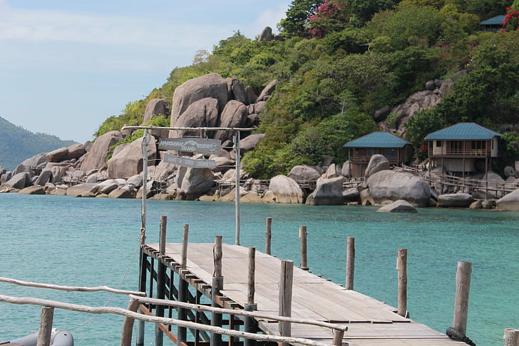 Tailàndia, koh samui, illa, platja, palmeres, Mar, vacances