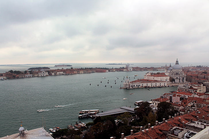 Italie, Venise, Venezia, mer, vue, Iles, les îlots