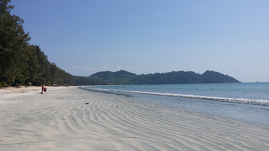 ko payam, beach, sand, sea, water, wave, holiday