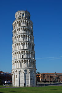 Pisa, Italien, Italia, dopkapellet, Toscana, det lutande tornet, resor