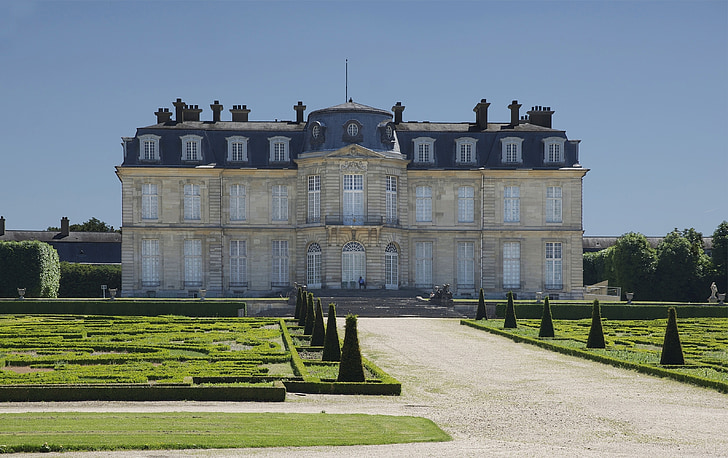 Pałac, Architektura, Pomnik, Seine-et-marne, Francja, Zamek, budynek