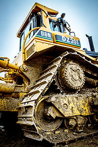 machinery, equipment, construction site, job site, construction, industrial, tracks