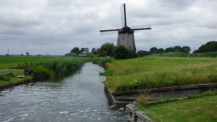 Schermerhorn, Països Baixos, Molí de vent, Holanda, museummolen, Turisme