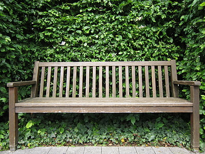 bank, wooden bench, nature, bench, seat, wood, click
