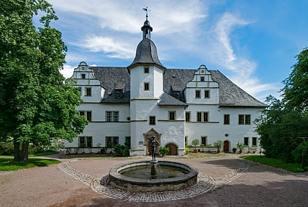ренесансов замък, dornburg, Тюрингия Германия, Германия, стара сграда, места на интереси, култура