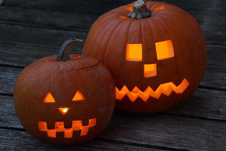 labu, Halloween, labu wajah, wajah, Fash, Jack o'lantern, labu hantu