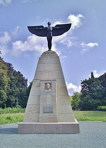 monumentet, Otto liienthal, flygpionjär