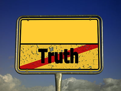 waarheid, leugen, straatnaambord, contrast, tegendeel, Opmerking, richting