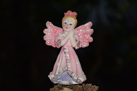 ange, poupée de l’ange, ange avec ailes, poupée, mignon, jeune fille, angle