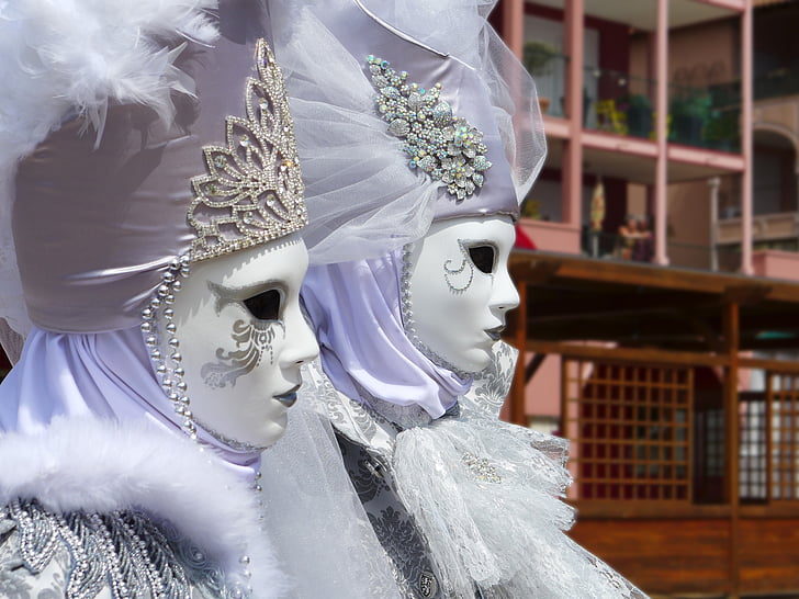 maske av Venezia, karneval, masker, Venezia, Italia, maske - skjule, drakt, Karnevalet i Venezia