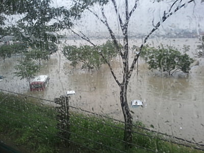 inondazioni, Parco Hangang, non, natura