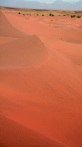 Sachara, oranžinė, atostogų, dykuma, smėlio kopa, smėlio, Gamta