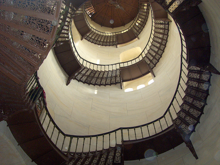 stepenice, toranj, arhitektura, skele, spiralno stubište, povijesno, stubište