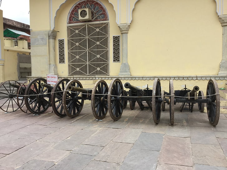 kriget, Cannon, gamla, tank, indiska, Indien, fort