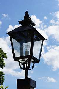 Lampada, illuminazione, Mansion, Svezia, luce, Lampione