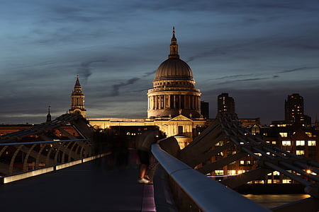 Pavla, London, arhitektura, reper, povijesne, Crkva, Velika Britanija