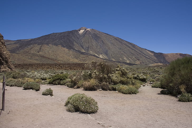 Mount teide, Tenerife, fjell, vulkanen, Teide, kanariske