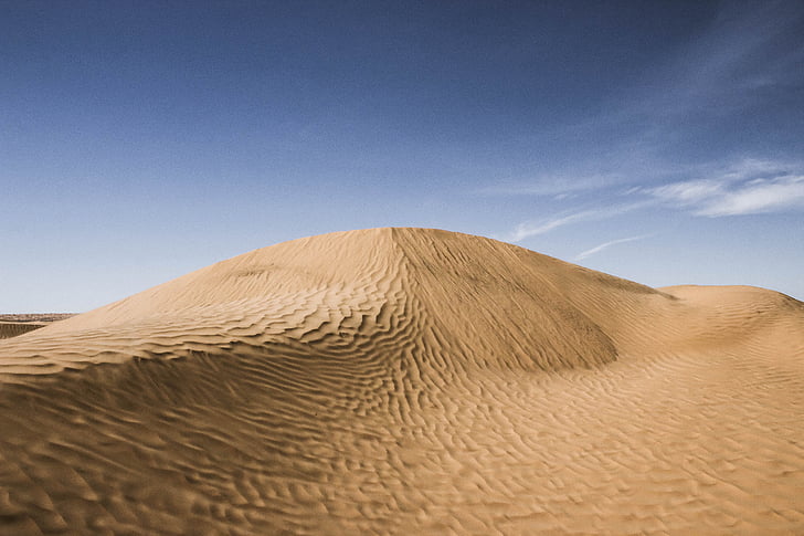 fotografia, deserto, dia, tempo, céu, Duna, areia