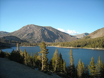 Lago, montagne, Yosemite, California, Parco nazionale Yosemite, Parco nazionale, alberi