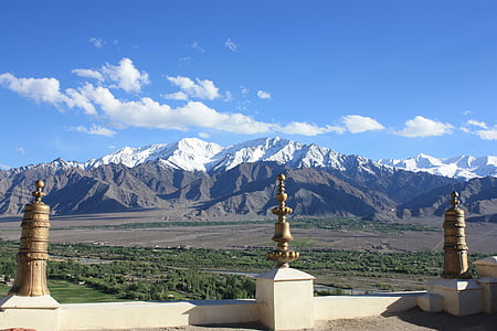 Nubra, klášter, Buddhismus, Indie, Ladakh, chrám