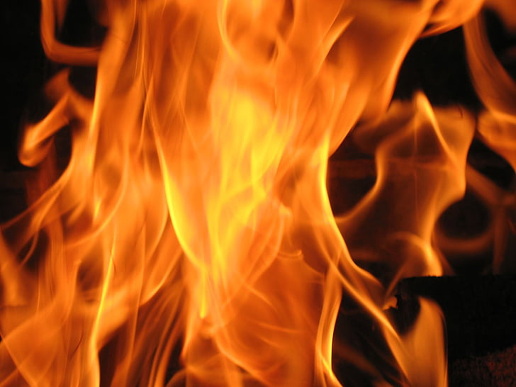 fire, heat, combustible, flame, flames, hot, background