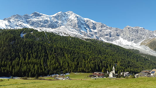Ortler, in Südtirol, Alpine, Gebrige, Berge, Vinschgau, Ortlergruppe