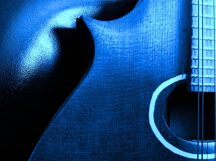 Blau, Mandola, Instrument