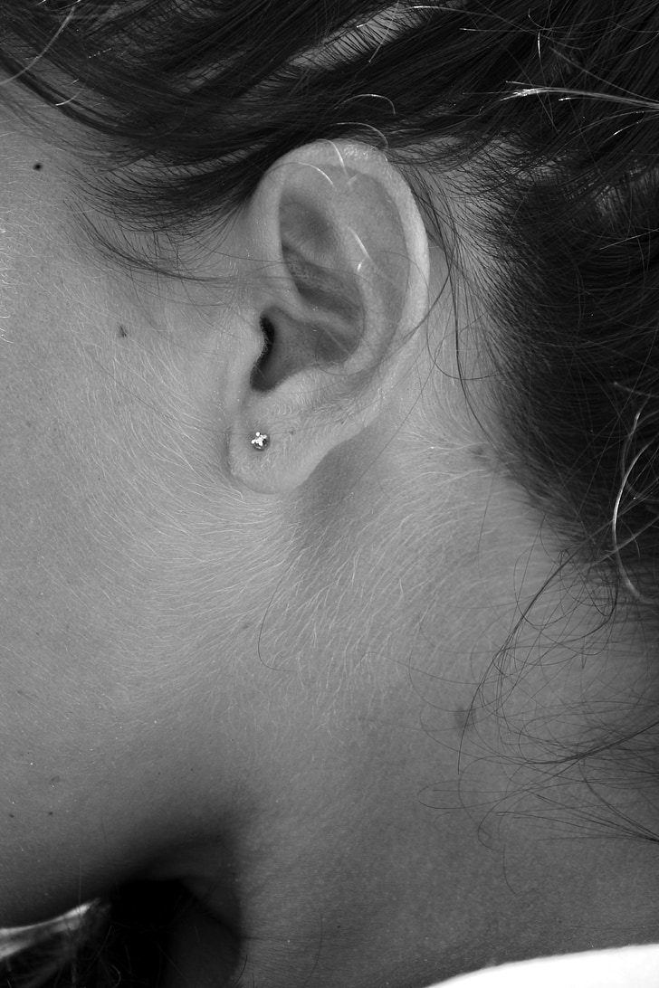 ear, earring, hair, neck, face, girl