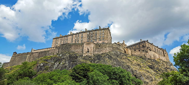 Schotland, Engeland, Edinburgh, Kasteel, Fort, historisch, bezoekplaatsen