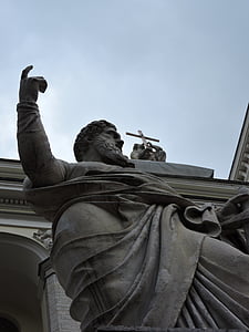 St petersburg, san pedro, bức tượng