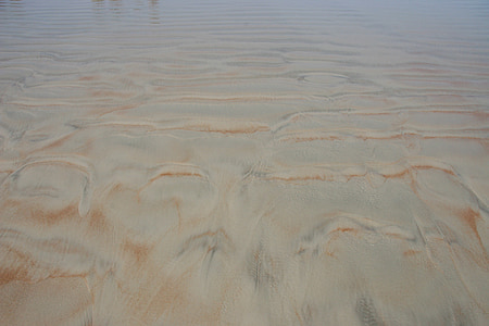 Sand, Textur, abstrakt, Strand, nass, Ufer