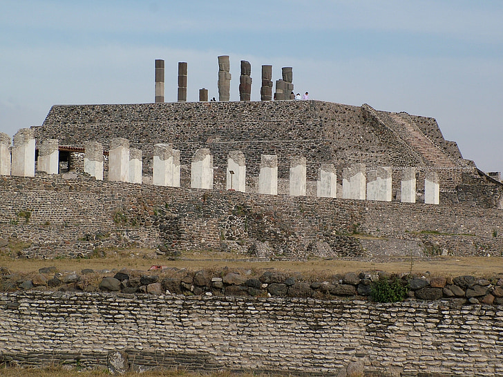 drupas, Arheoloģija, Tula, ainavas, Meksika
