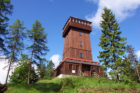 colina de la capilla, Vogtland, Torre de la observación