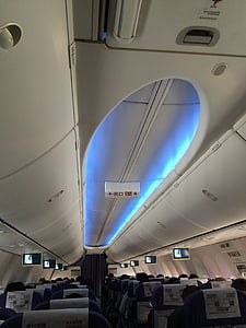 Boeing 737, Wnętrze samolotu, linie lotnicze, samolot, Boeing, 737