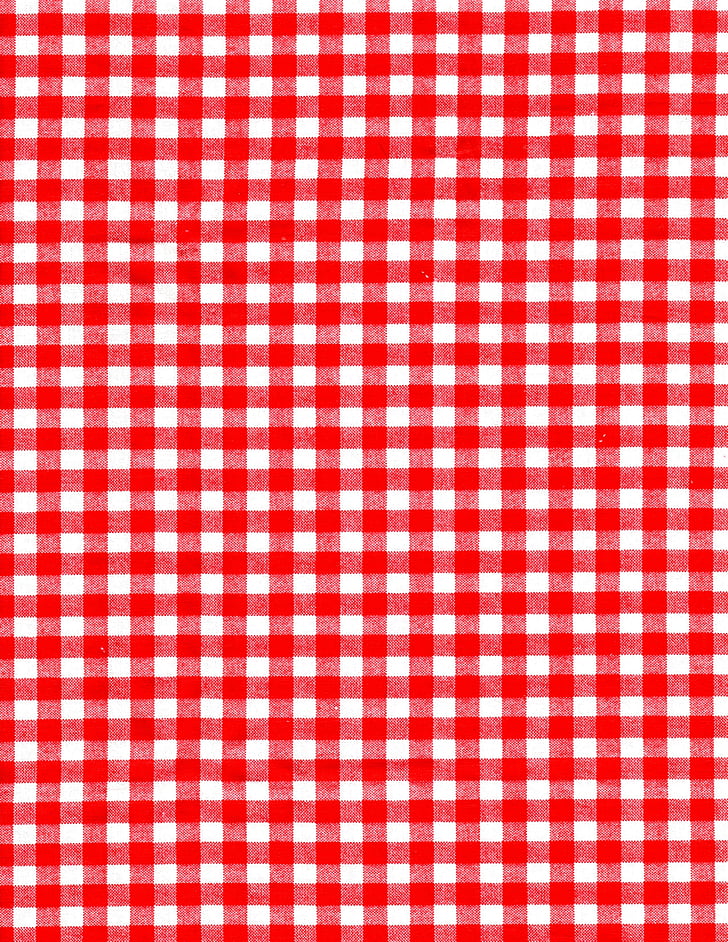 gingham, fabric, red, pattern, cloth, picnic, classic