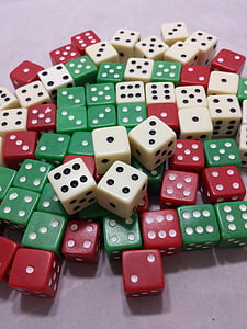 Die, kocka, szerencsejáték, Gamble, játék, véletlen, szerencse