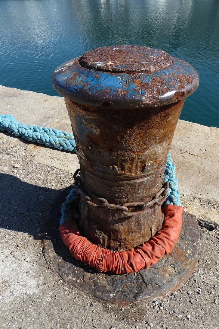 sete, port, south of france, rope, water, summer, cable