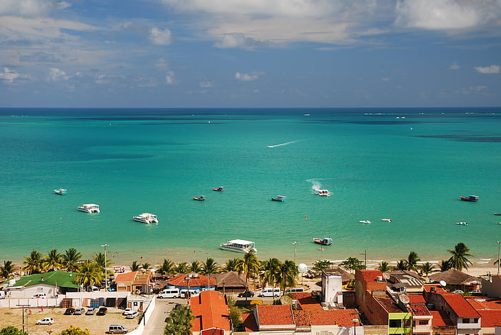 Maragogi, Strand, Tag, Meer, Horizont über Wasser, Wasser, Himmel