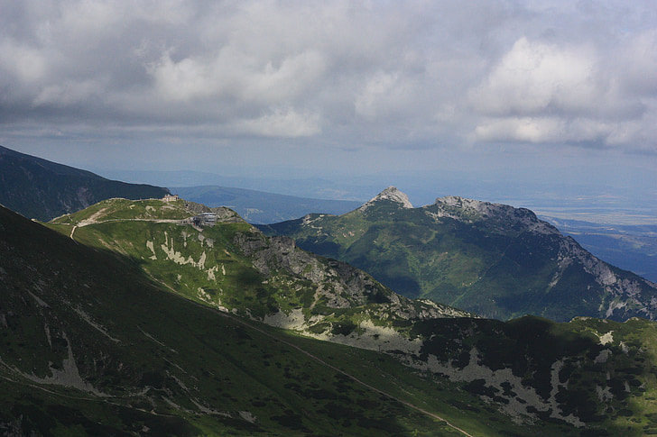 Tatra poloneză, Panorama, Kasprowy wierch, Giewont, rândul său, myślenickie, turism