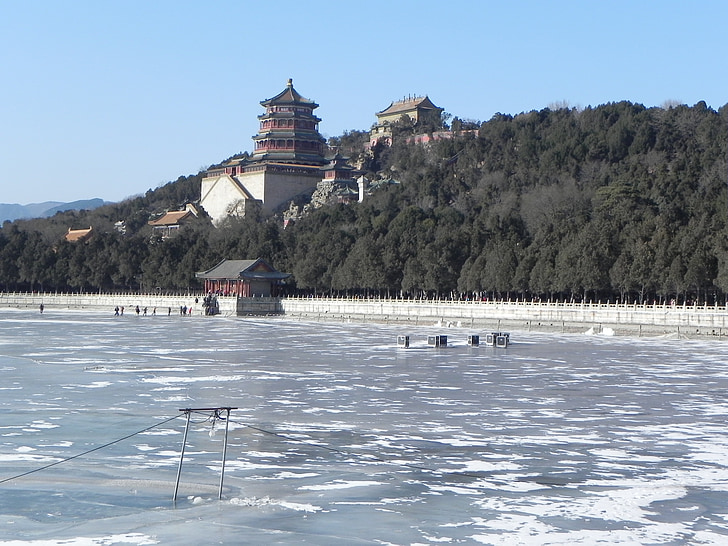 the scenery, the summer palace, snow