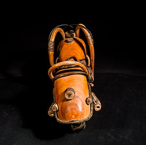 wooden motorcycle, wood model, art from thailand