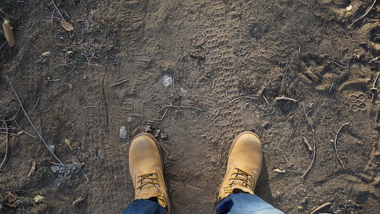 hiker, đi bộ đường dài, giày dép, đứng, mặt đất, hoạt động ngoài trời, Wanderlust