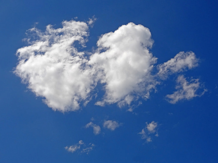Cumulus, Cumulus σύννεφα, σύννεφο, ουρανός, μπλε, καιρικές συνθήκες, ο καιρός το καλοκαίρι