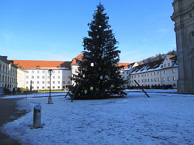 Kalėdos, Kalėdų papuošalai, Panardinamas į spalvų, Klosterhof, Sankt gallen, Šveicarija