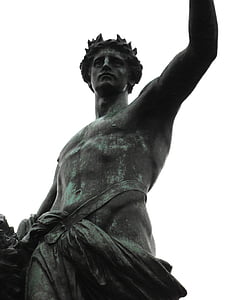 statue de, Londres, bronze