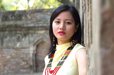tribal attire, tribal necklace, traditional attire, local dress, northeast india, traditional, traditional dress
