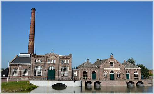 Museu do vapor, moinhos de, Estação de bombeamento, motores de vapor, antiga, antiguidade, preservação cultural