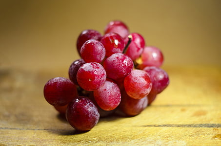bunch, fruit, grapes, healthy, red grapes