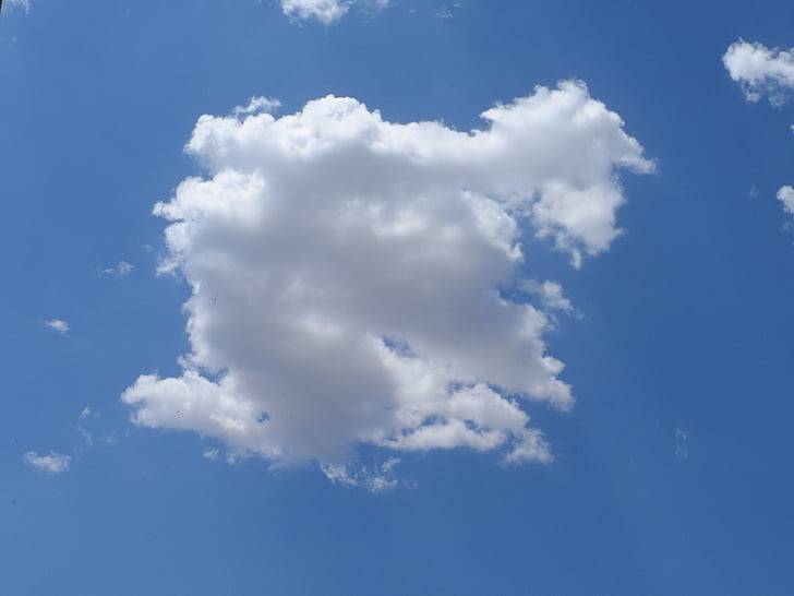 sun, cloud, sky, blue, summer, white